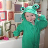 The Original My "Buddy" Towel Onesie® Green Frog